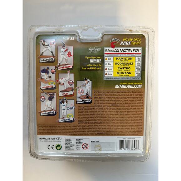 Josh Hamilton Mcfarlane Toys MLB Texas Rangers Action Figure Baseball Gift - Picture 2 of 2